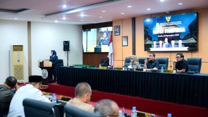 Wakil Gubernur Sulawesi Selatan Fatmawati Rusdi menyampaikan apresiasi atas persetujuan fraksi-fraksi untuk melanjutkan pembahasan Perubahan APBD 2026